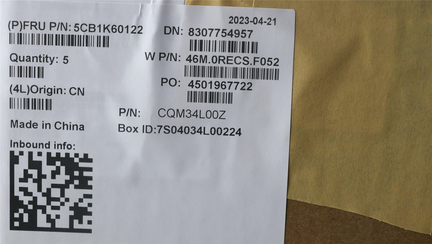 Lenovo Upper Case ASM_FRA W 82XY AB 5CB1K60122
