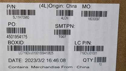 Lenovo LABEL FRU Thor-P AMD label Kits 5L11H70960