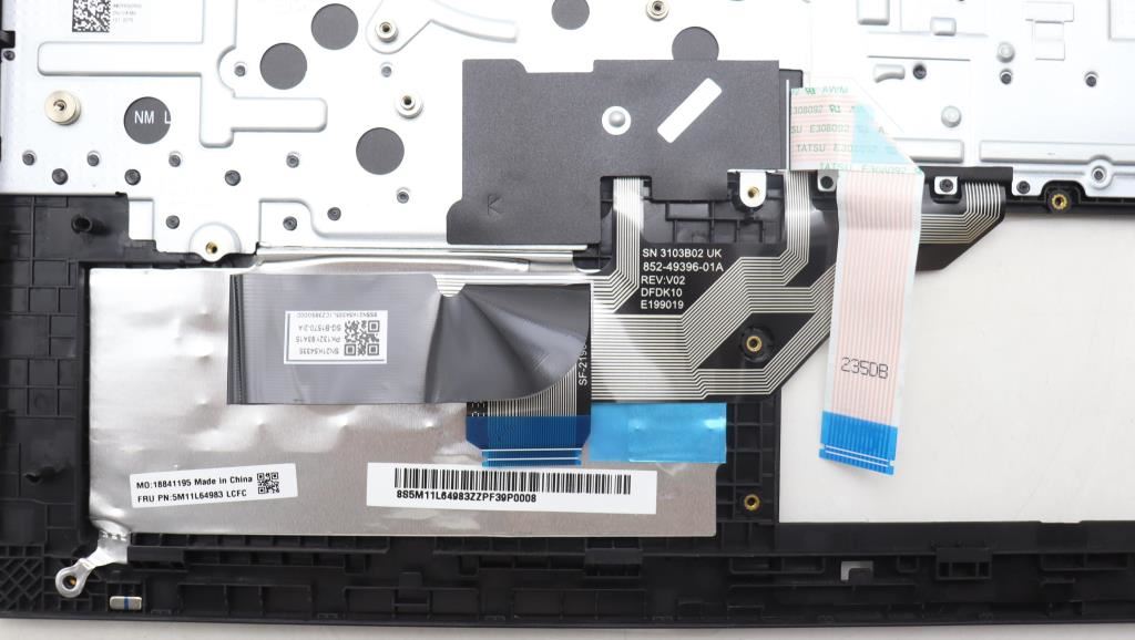 Lenovo ThinkPad E16 Gen 1 Keyboard Palmrest Top Cover Italian Black 5M11L64983