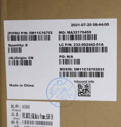 Lenovo MECH_ASM Main Frame,A560-24 5M11C16703