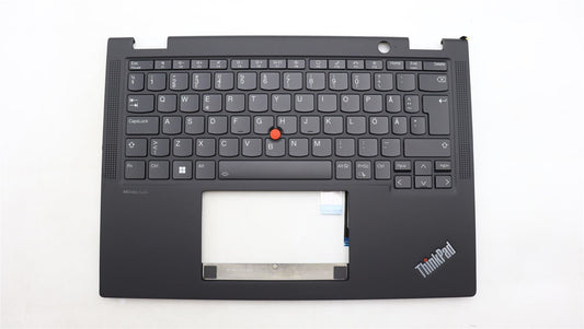 Lenovo Yoga X13 Gen 4 Palmrest Cover Keyboard Swedish Finnish Black 5M11L64277