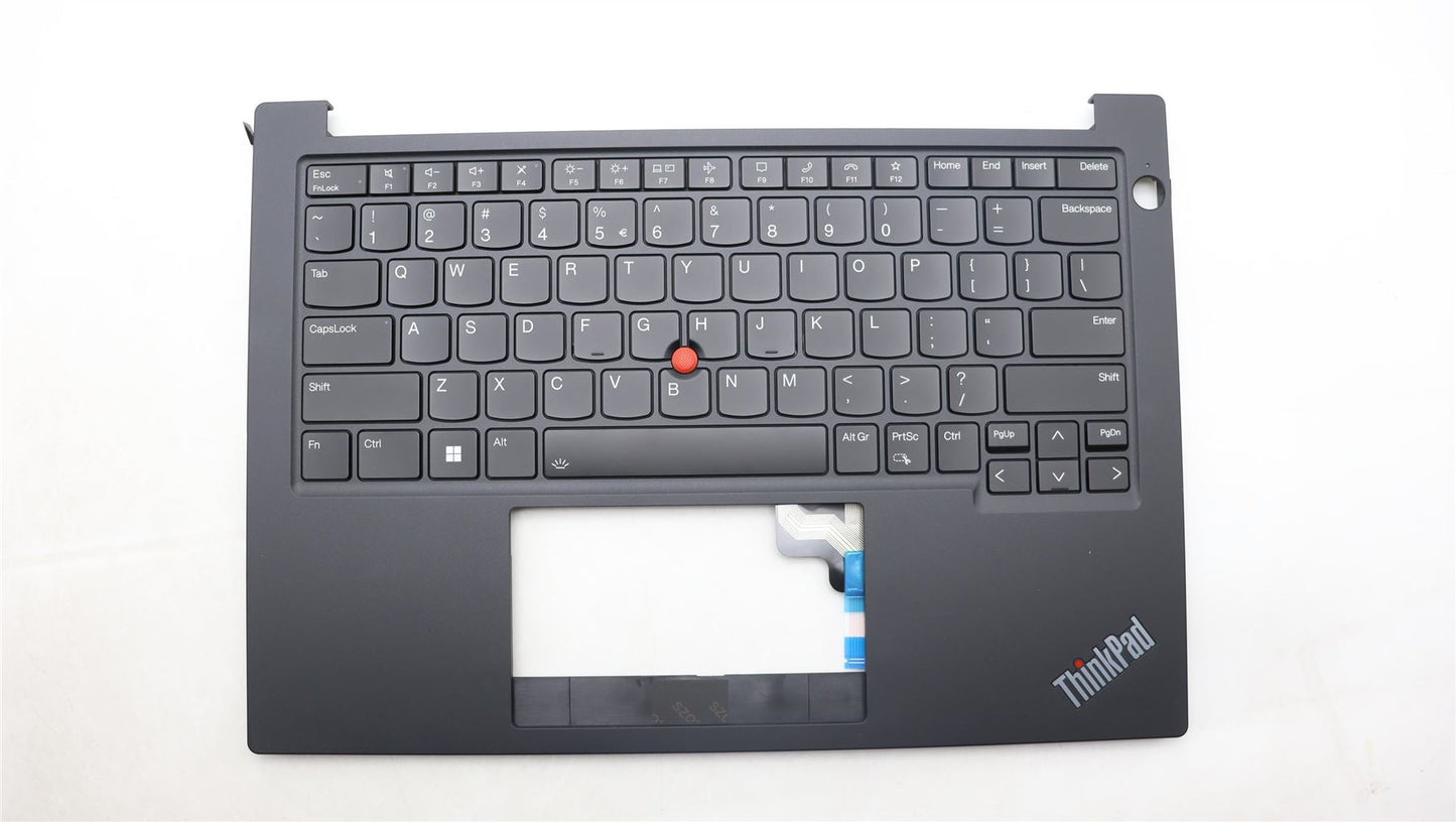 Lenovo ThinkPad E14 Gen 5 Palmrest Cover Keyboard US Europe Black 5M11L60918