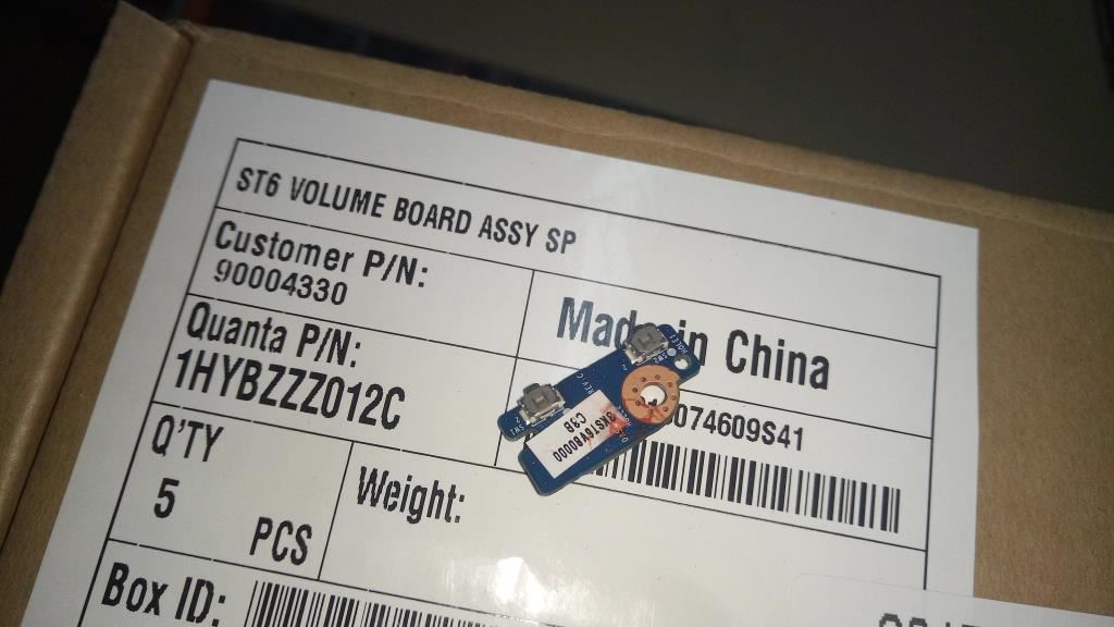 Lenovo Flex 14 Volume Button Board 90004330