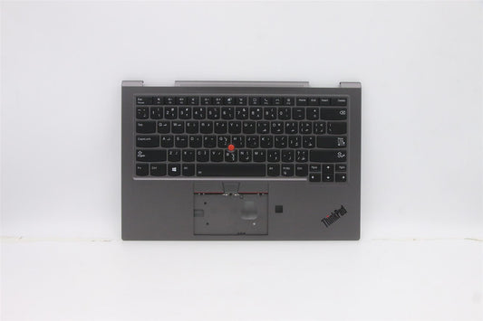 Lenovo Yoga X1 5th Keyboard Palmrest Top Cover German Grey 5M10Z37068