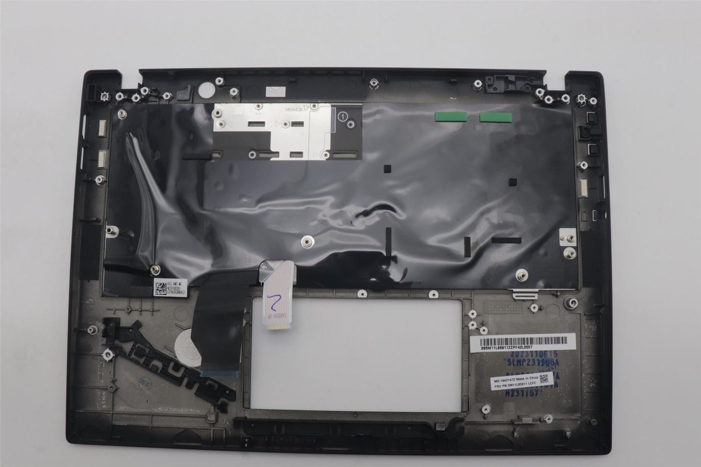 Lenovo ThinkPad X13 Gen 4 Keyboard Palmrest Top Cover Estonian Black 5M11L85911