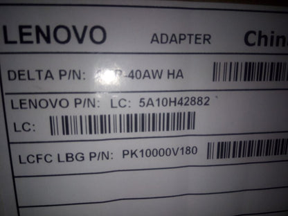 Lenovo Delta ADL40WDK 20V/5.2V adp B 5.2V 20V 2A 40W AC Charger Adapter 5A10J40328