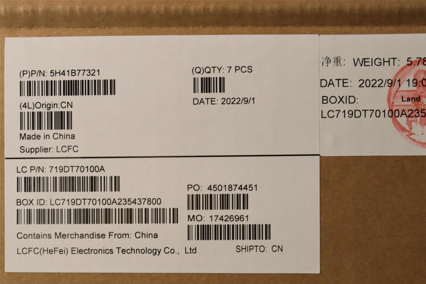 Lenovo ThinkPad P16 Gen 1 Thermal Heatsink Cooling Fan 5H41B77321