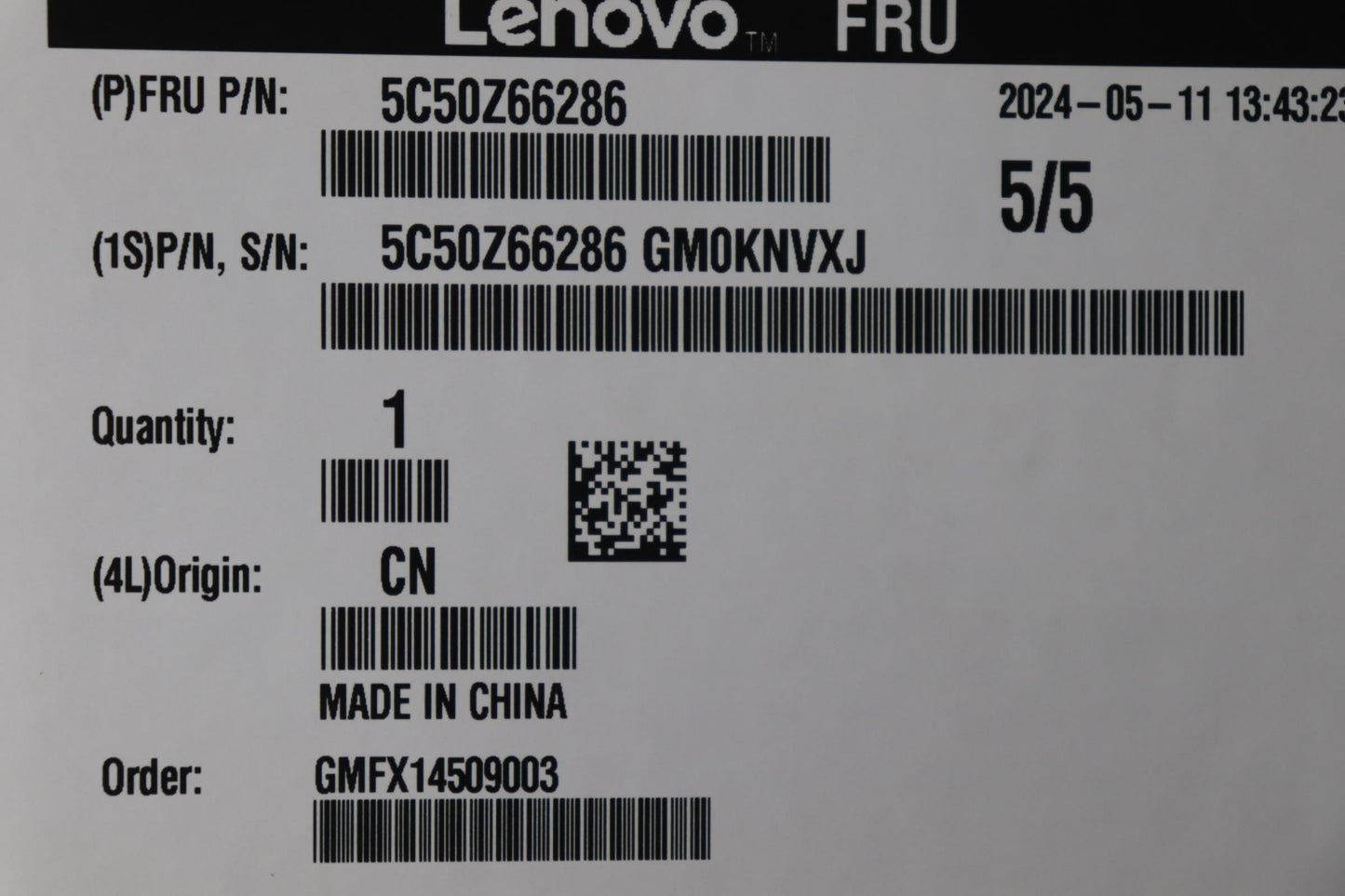 Lenovo FRU Super Link Card Thunderbolt Board 5C50Z66286