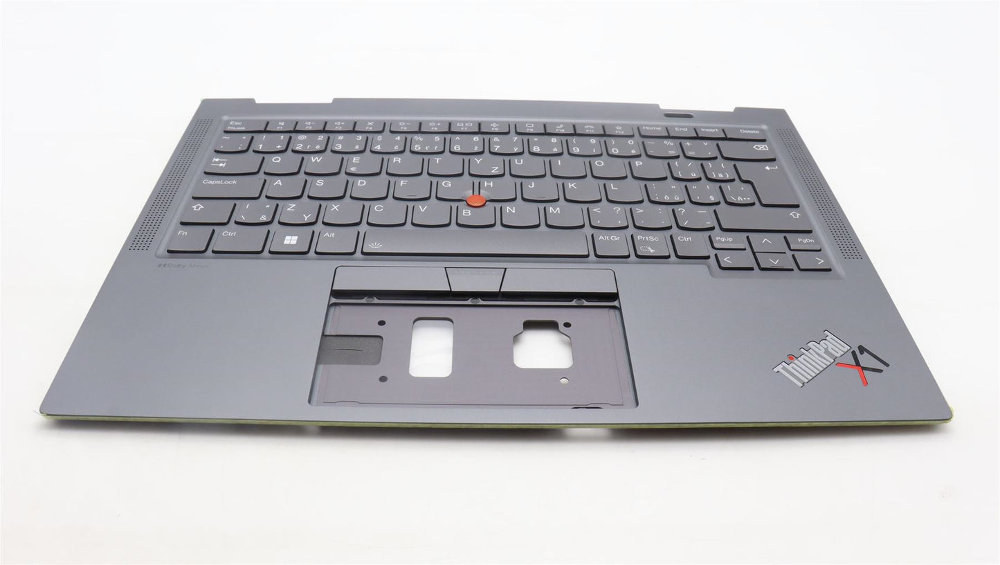 Lenovo ThinkPad X1 8th Gen Keyboard Palmrest Top Cover Grey Backlit 5M11H62390