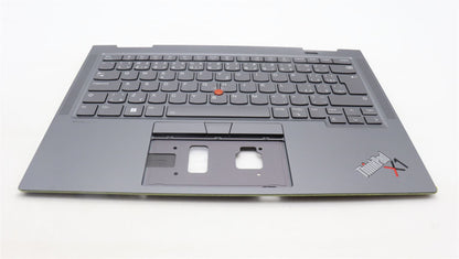 Lenovo ThinkPad X1 8th Gen Keyboard Palmrest Top Cover Grey Backlit 5M11H62390
