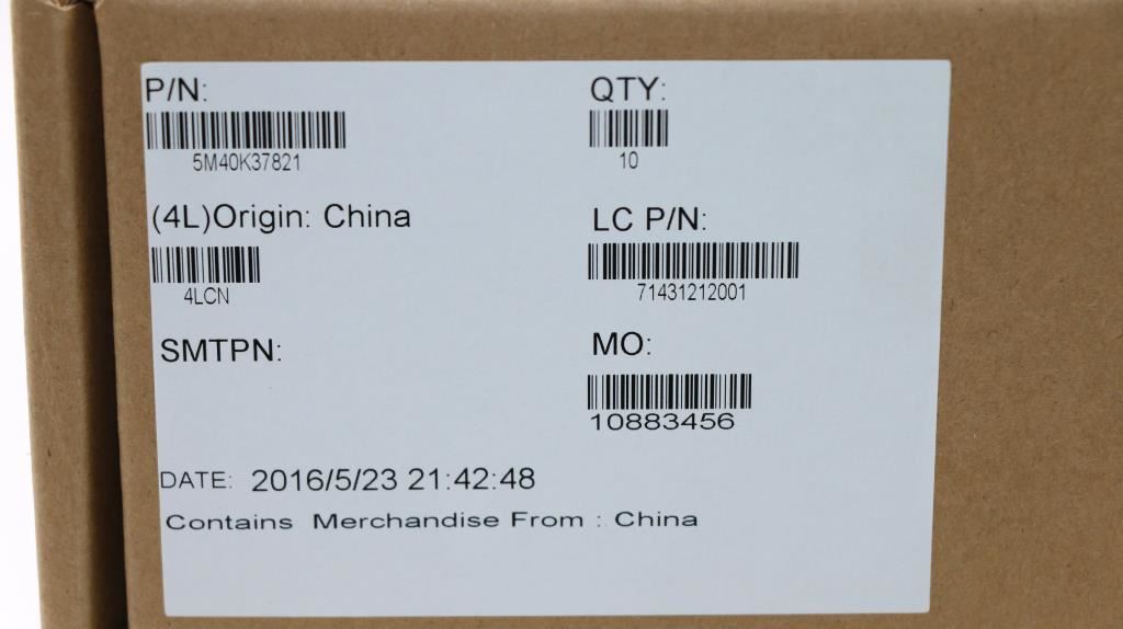 Lenovo 5M40K37821 MicrophoneModule L 80QL W/FFC