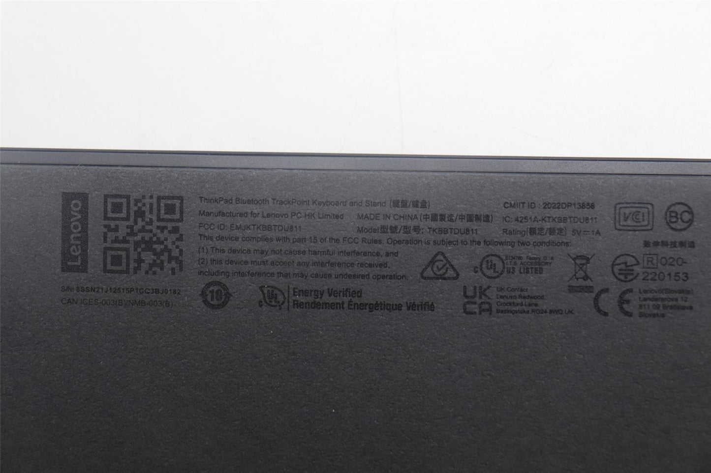 Lenovo NDA-V KBD,LBL-1,PMX,ITA 5N21J12552