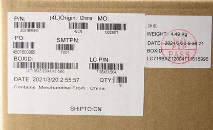Lenovo Lower Case L 82KB BLK DIS HDD 5CB1B96443