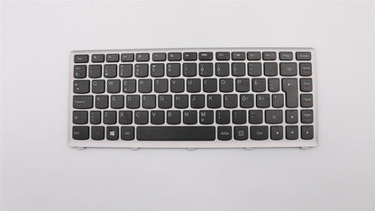 Genuine Lenovo M30-70 Keyboard Nordic Black Key w/ Silver Frame 25213432