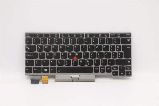Lenovo ThinkPad L13 s Keyboard Slovenian Silver Backlit 01YP864