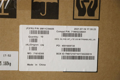 Lenovo Chromebook 100e Gen 3 Palmrest Cover Touchpad Keyboard US Grey 5M11C94685