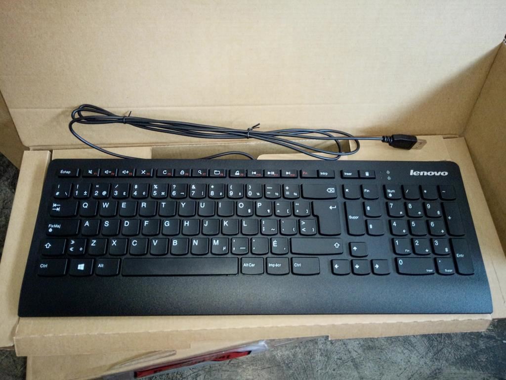 Lenovo ThinkPad P300 P310 P410 P510 P710 92z USB Wired Keyboard Black 54Y9306