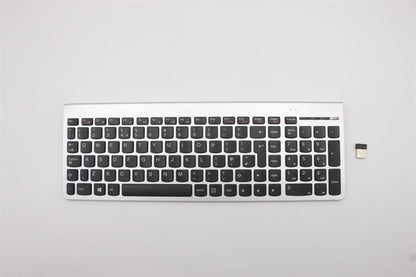 Lenovo Liteon SK-8861(GB) 2.4G KB-Metal8 UK English Keyboard 25216026