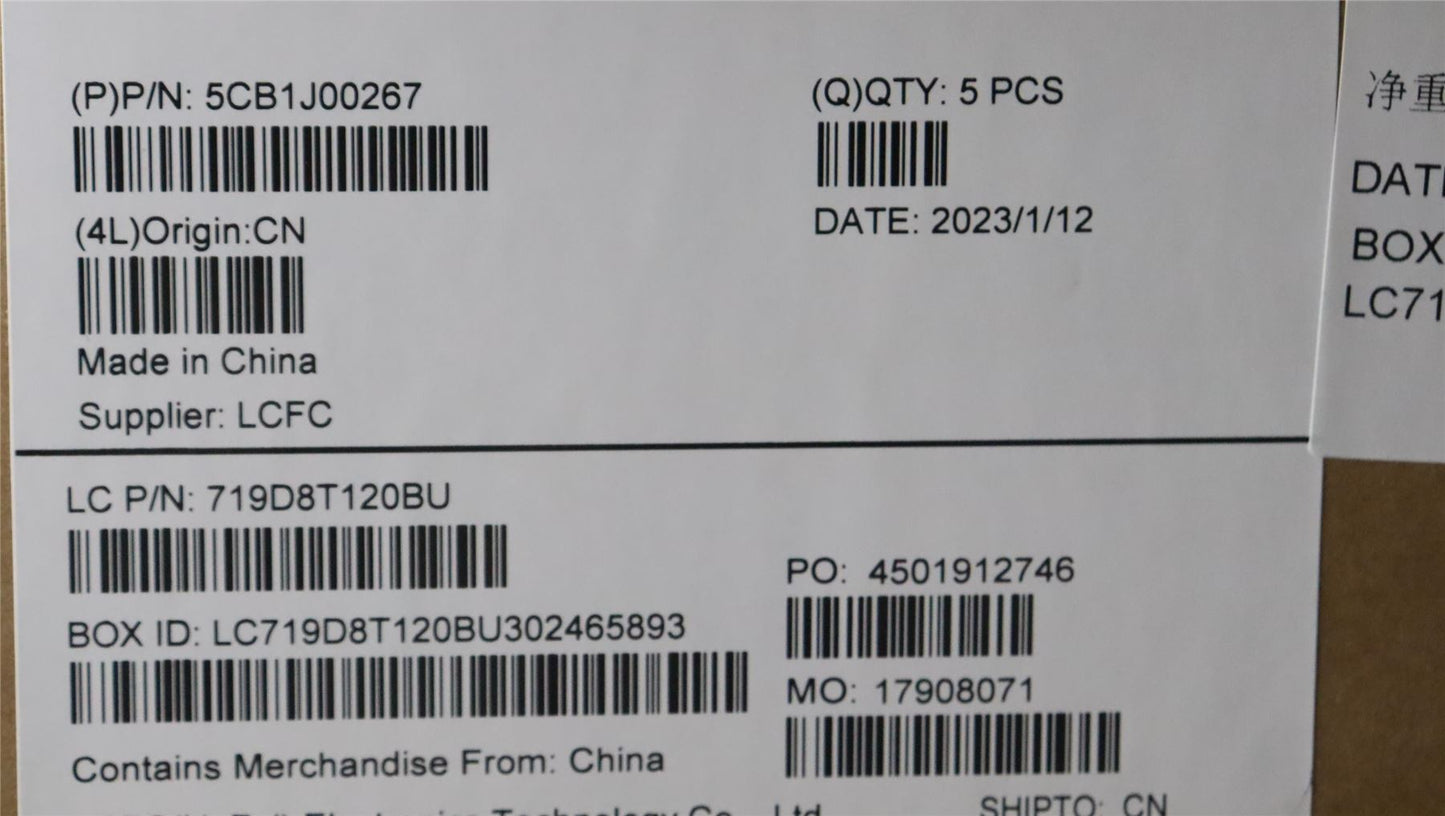 Lenovo UpperCaseASM_NORDICL82SFFPAB_BL_PC 5CB1J00267