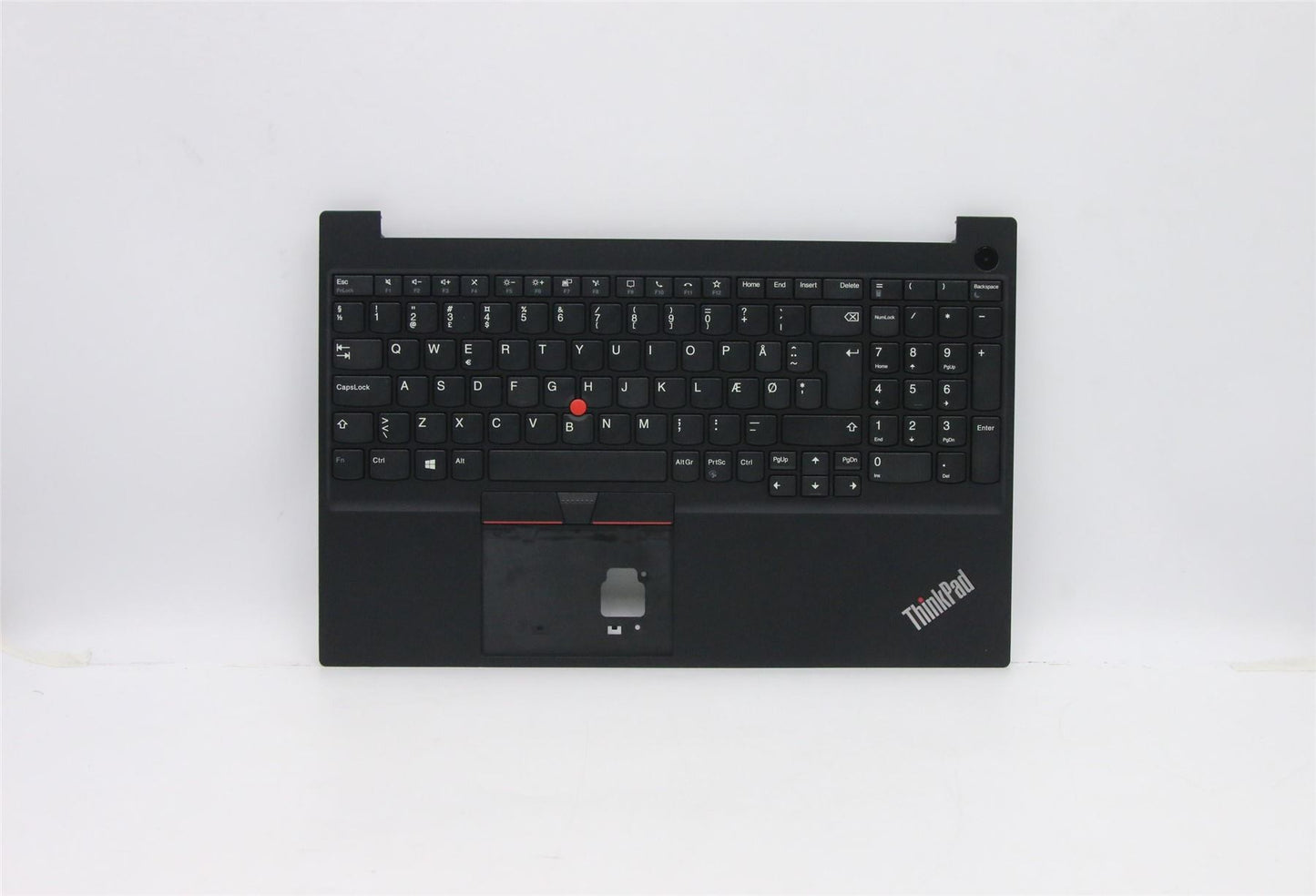 Lenovo ThinkPad E15 Gen 2 Keyboard Palmrest Top Cover Danish Black 5M10W64517