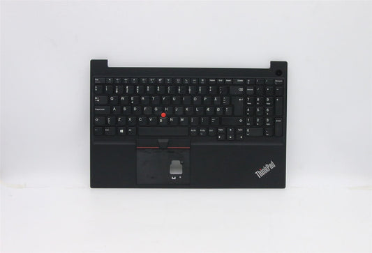 Lenovo ThinkPad E15 Gen 2 Keyboard Palmrest Top Cover Danish Black 5M10W64517
