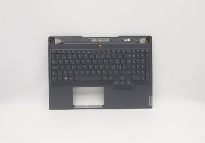 Lenovo S7 15IMH5 Keyboard Palmrest Top Cover Switzerland Grey 5CB0Z71959