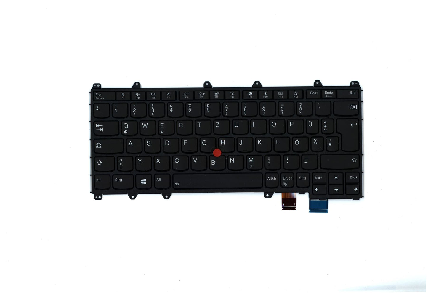 Lenovo Yoga X380 Keyboard German Black Backlit 01HW627