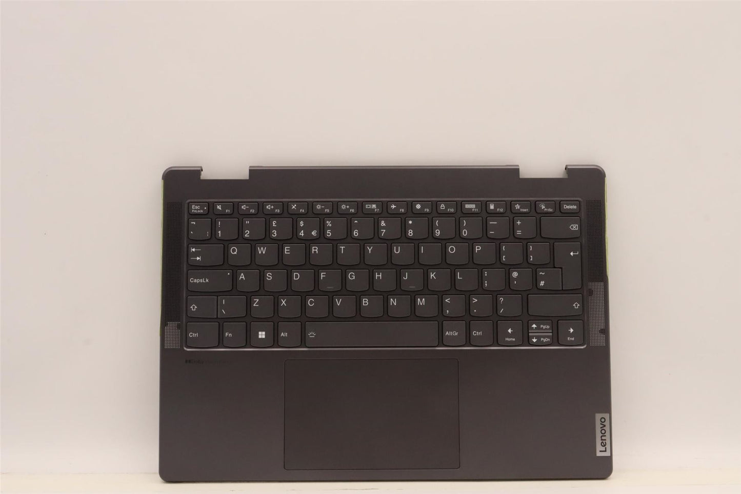 Lenovo Yoga 7 14IAL7 Keyboard Palmrest Top Cover UK Black 5CB1J02480