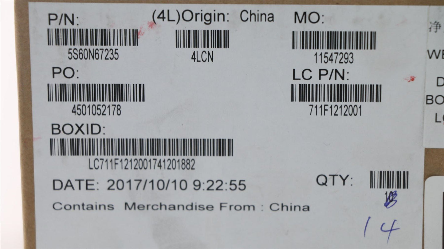 Lenovo 5S60N67235 Shielding of Memory L 80VR