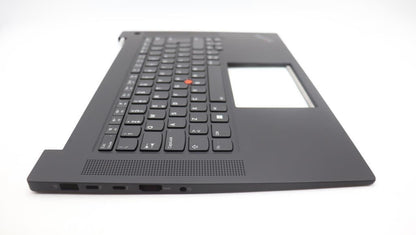 Lenovo ThinkPad P1 Gen 6 Keyboard Palmrest Top Cover Portuguese Black 5M11L89054