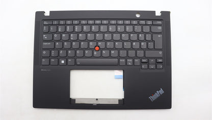 Lenovo ThinkPad X13 Gen 4 Keyboard Palmrest Top Cover Danish Black 5M11H94376