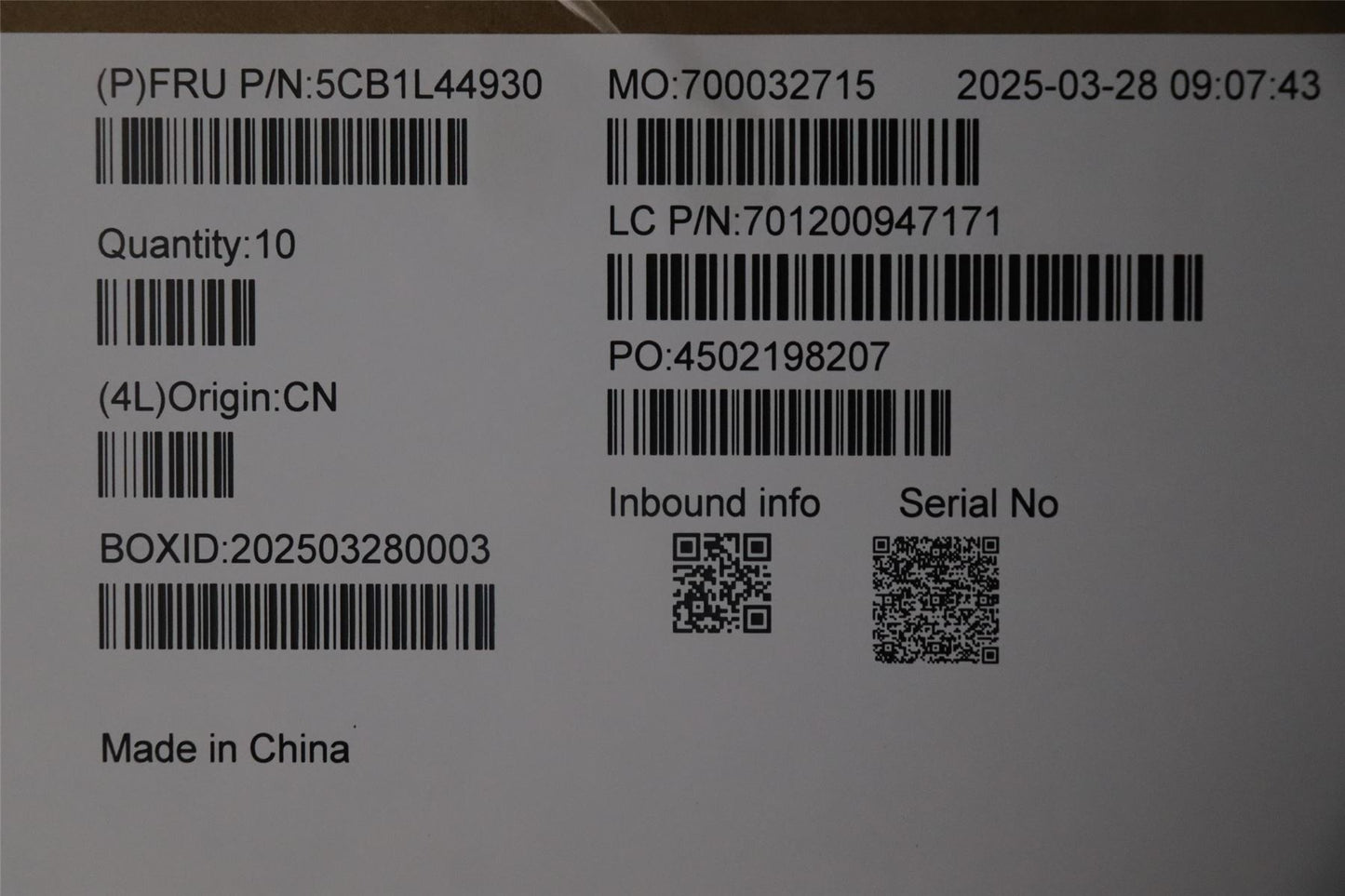 Lenovo Upper Case ASM_GRE WT 82XK 5CB1L44930