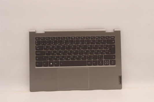 Lenovo Yoga 14s G2 IAP Palmrest Cover Touchpad Keyboard Hungarian 5CB1J10026