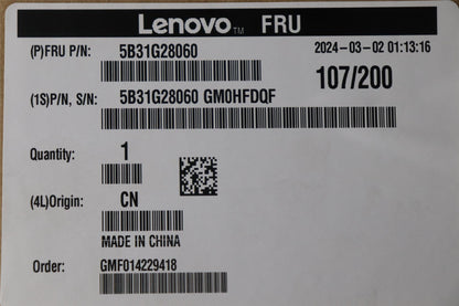 Lenovo ThinkPad X13 2 X13 3 Bezel front trim frame Cover Black 5B31G28060