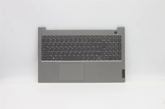 Lenovo ThinkBook 15 G3 ACL Palmrest Cover Touchpad Keyboard US Grey 5CB1C87509