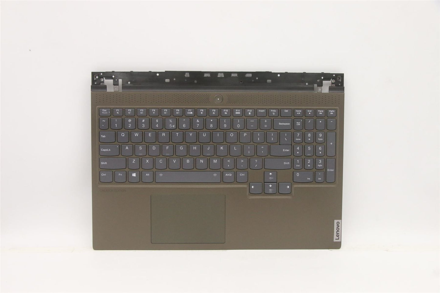 Lenovo C7 15IMH05 Palmrest Cover Touchpad Keyboard US Europe Grey 5CB0Z32914