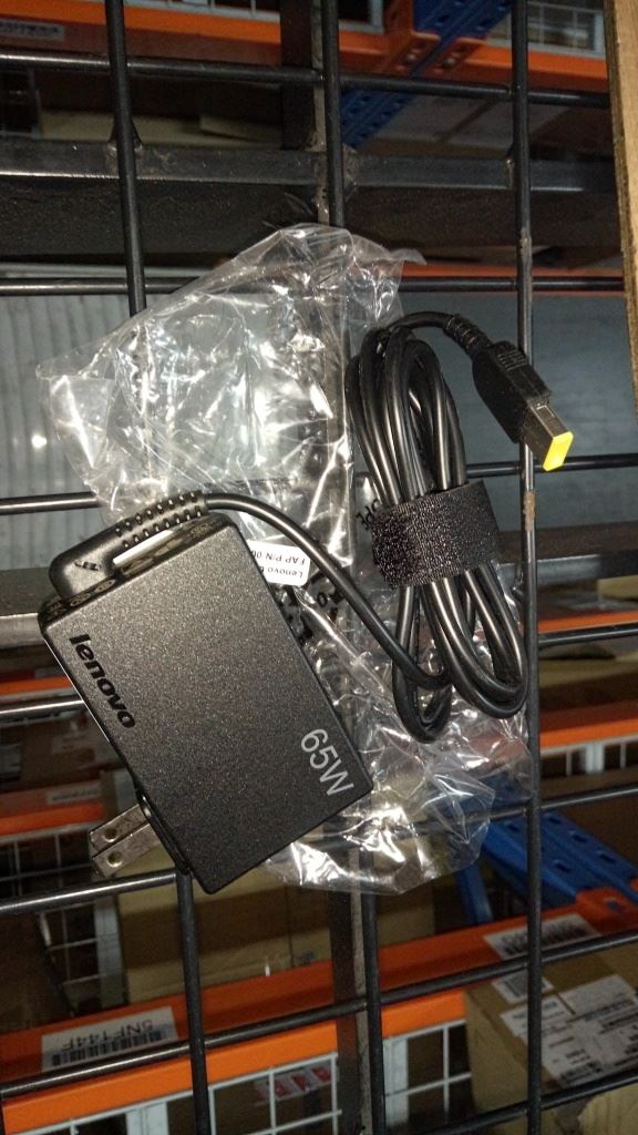 Lenovo PWR ADP_BO 65W Travel AC Adapter - US 03X6286