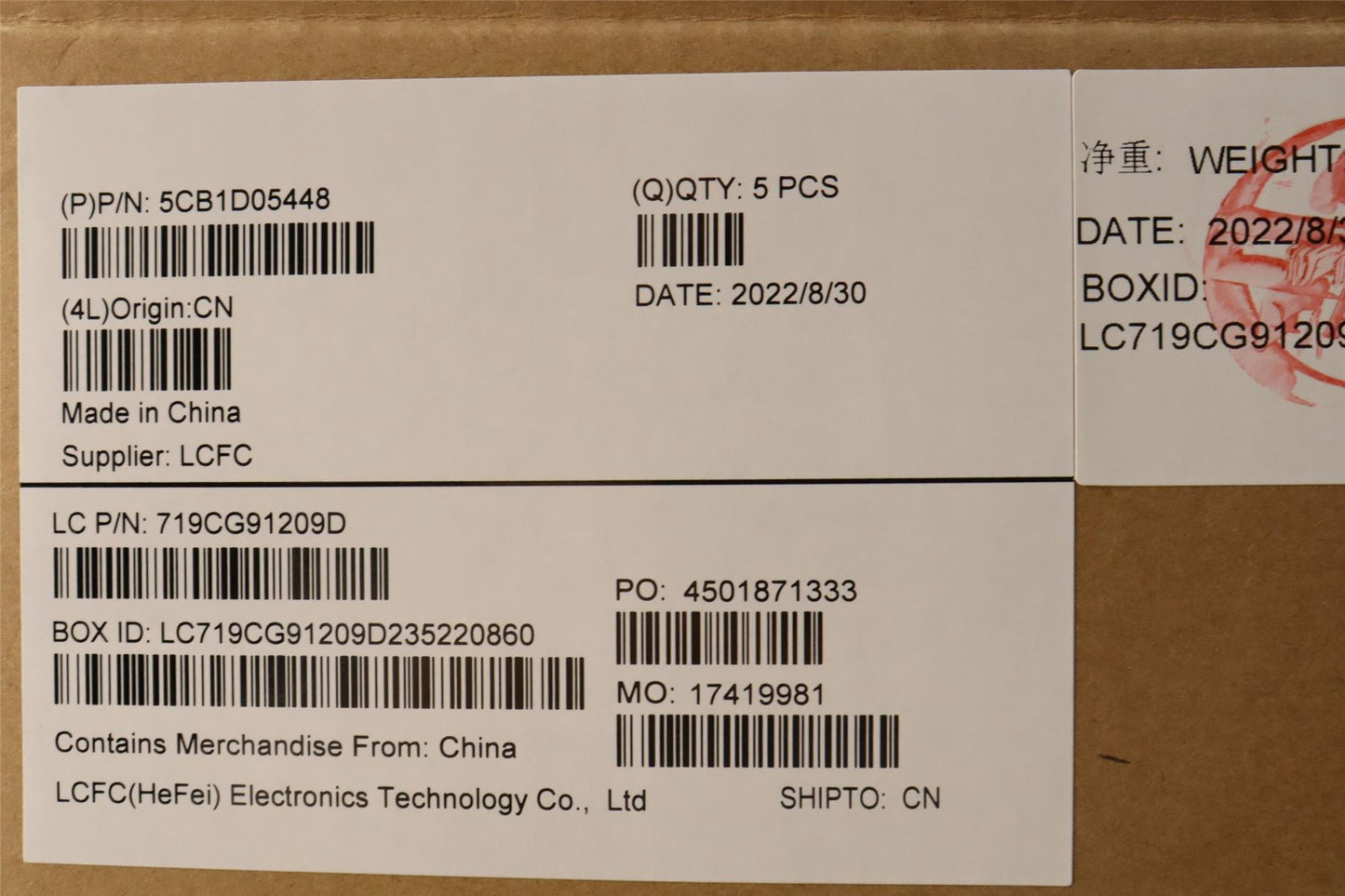Lenovo Upper Case ASM_UKR L82JD STw/BUWRF 5CB1D05448