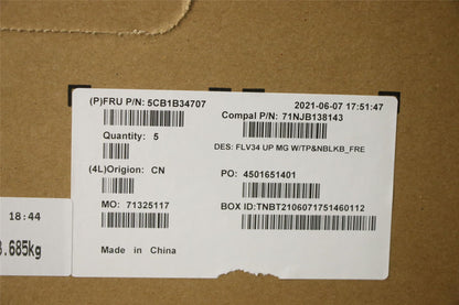 Lenovo Upper Case ASM_FRA C 20VD MGNBL 5CB1B34707