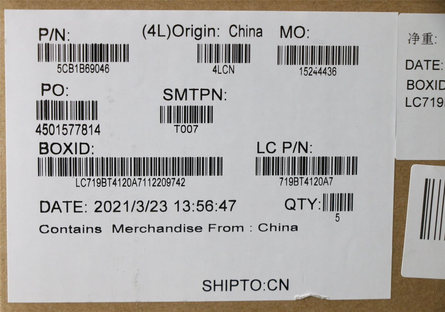 Lenovo IdeaPad 3-15ITL6 3-15ALC6 Palmrest Cover Touchpad Keyboard 5CB1B69046