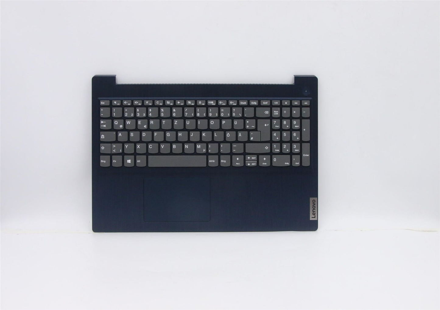 Lenovo IdeaPad 3-15IIL05 Palmrest Cover Touchpad Keyboard German Blue 5CB0X57549