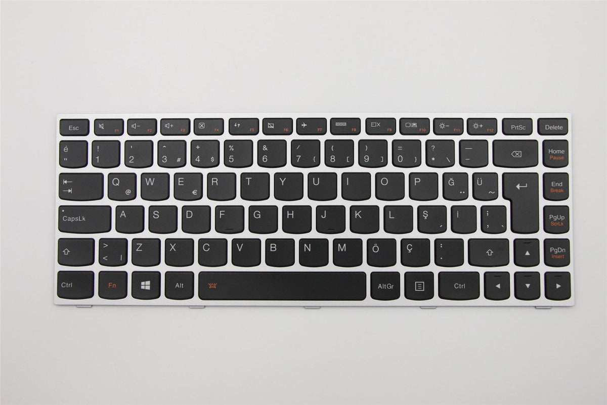 Lenovo TUR-T5G1B-CCY-BlackeySilverFrame-BLKBD Turkish Keyboard 25215592