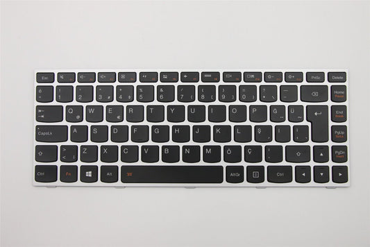 Lenovo TUR-T5G1B-CCY-BlackeySilverFrame-BLKBD Turkish Keyboard 25215592
