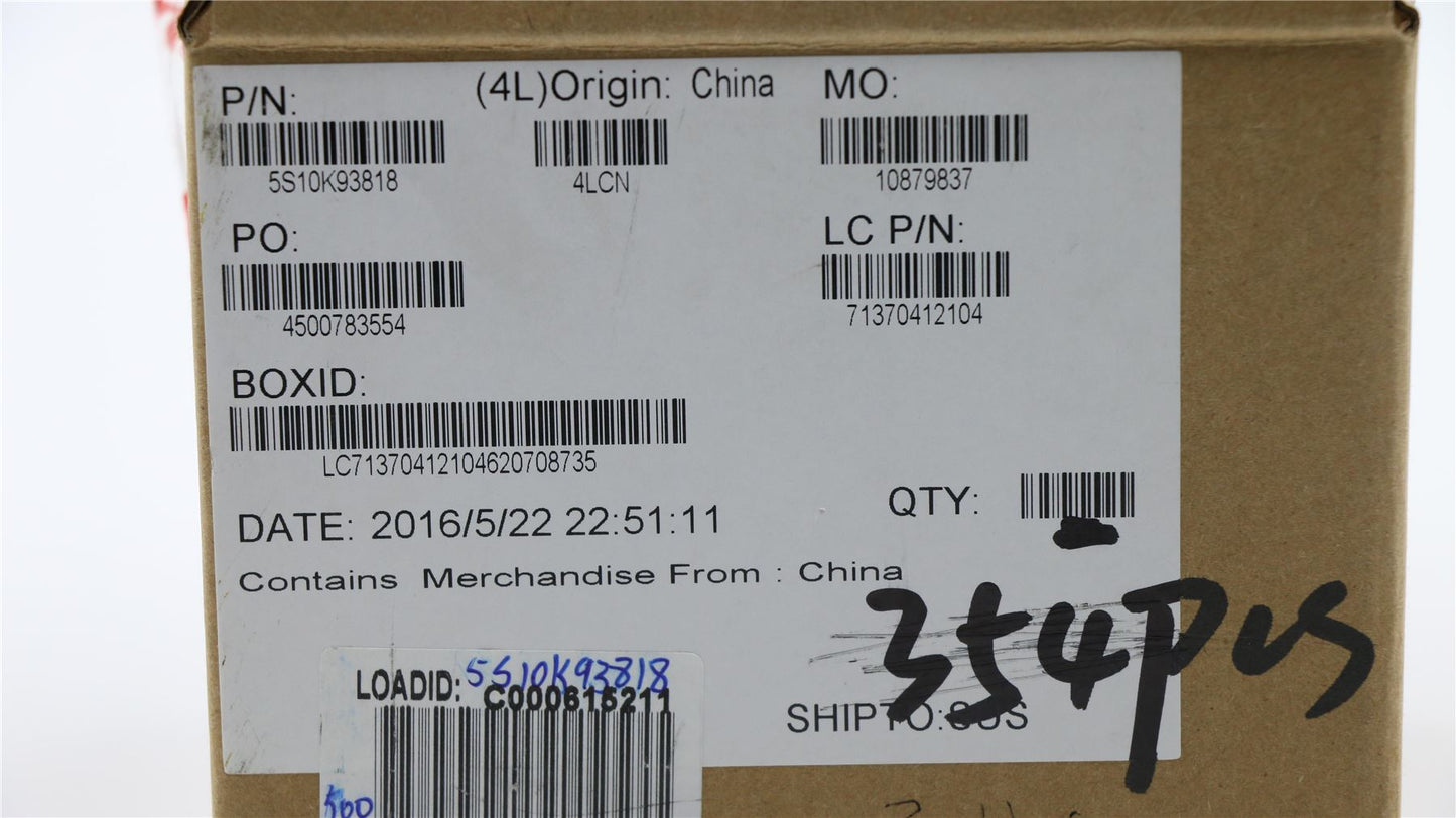 Lenovo SCREW Screw L80ML2 1.6D 1.5L K 3.5D 0.3T 5S10K93818