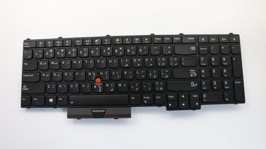 Lenovo ThinkPad P51 P71 Keyboard Arabic Black Backlit 01HW205