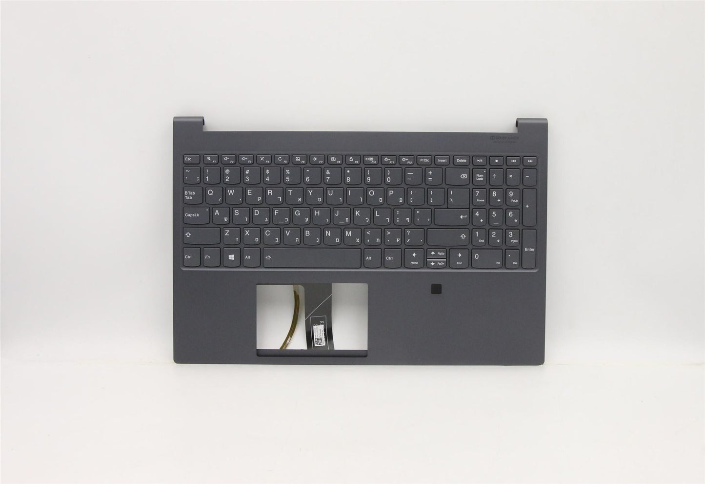 Lenovo 9 15IMH5 Keyboard Palmrest Top Cover Hebrew Slate Grey Backlit 5CB0Z37697