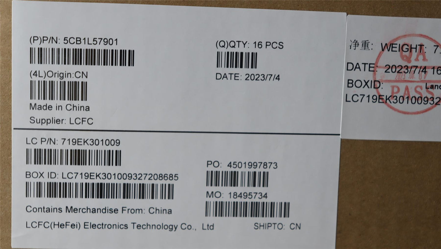Lenovo ThinkPad T16 Gen 2 P16s Gen 2 LCD Cover Rear Back Housing 5CB1L57901