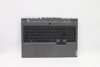 Lenovo 5P 15IMH05 Palmrest Cover Touchpad Keyboard Belgian Grey 5CB0Y99317