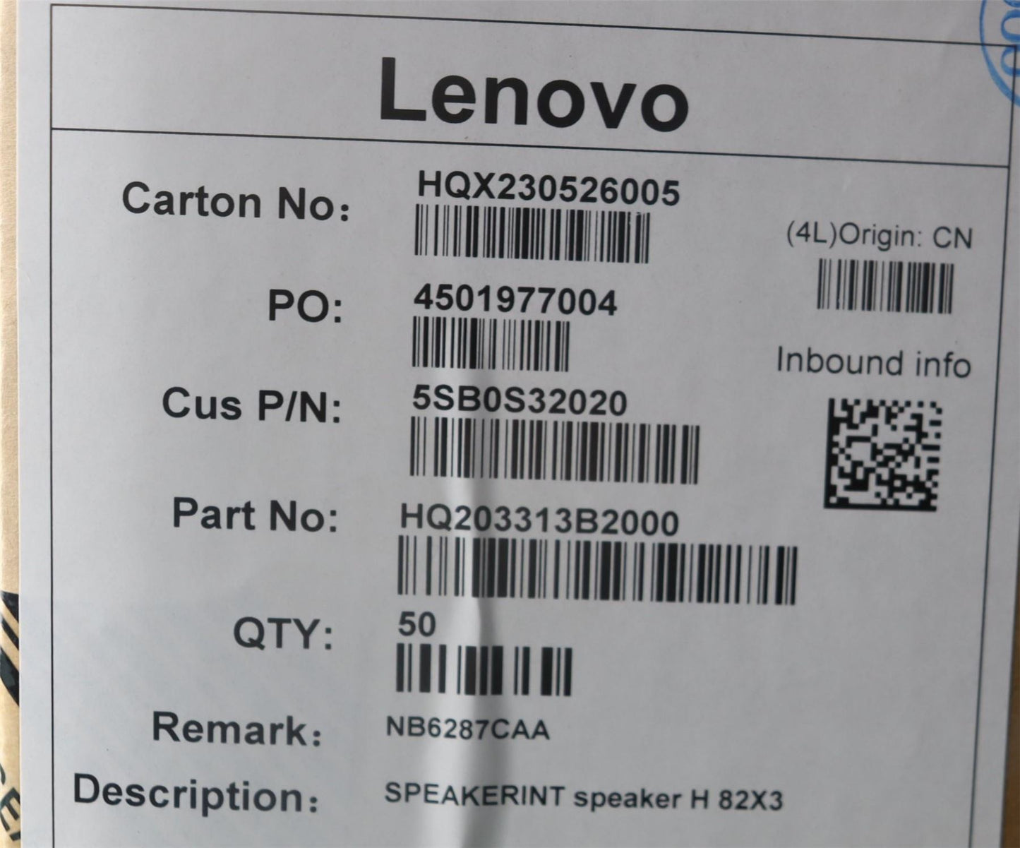 Lenovo Yoga 6 14APU8 Speaker Speakers 5SB0S32020