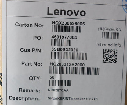 Lenovo Yoga 6 14APU8 Speaker Speakers 5SB0S32020